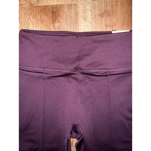 Victoria’s Secret PINK Burgundy Flare LEG Mid Rise Yoga Pant Leggings-SMALL - Picture 9 of 15